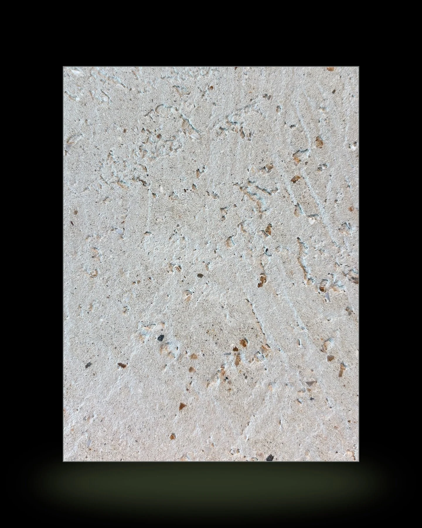 ROCK-PLASTER + RECYCLED GLASS