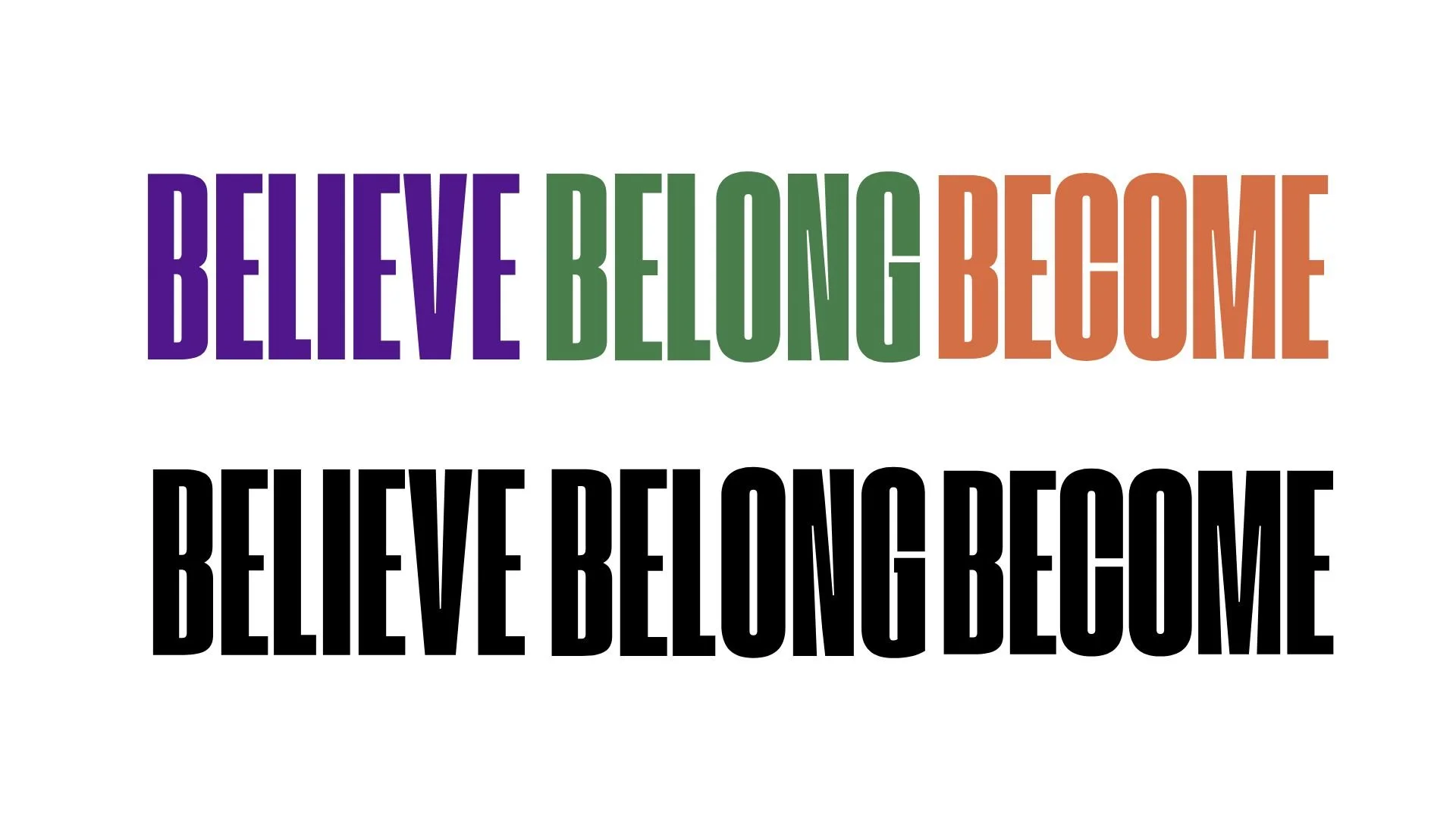 the logos of b3, vertically