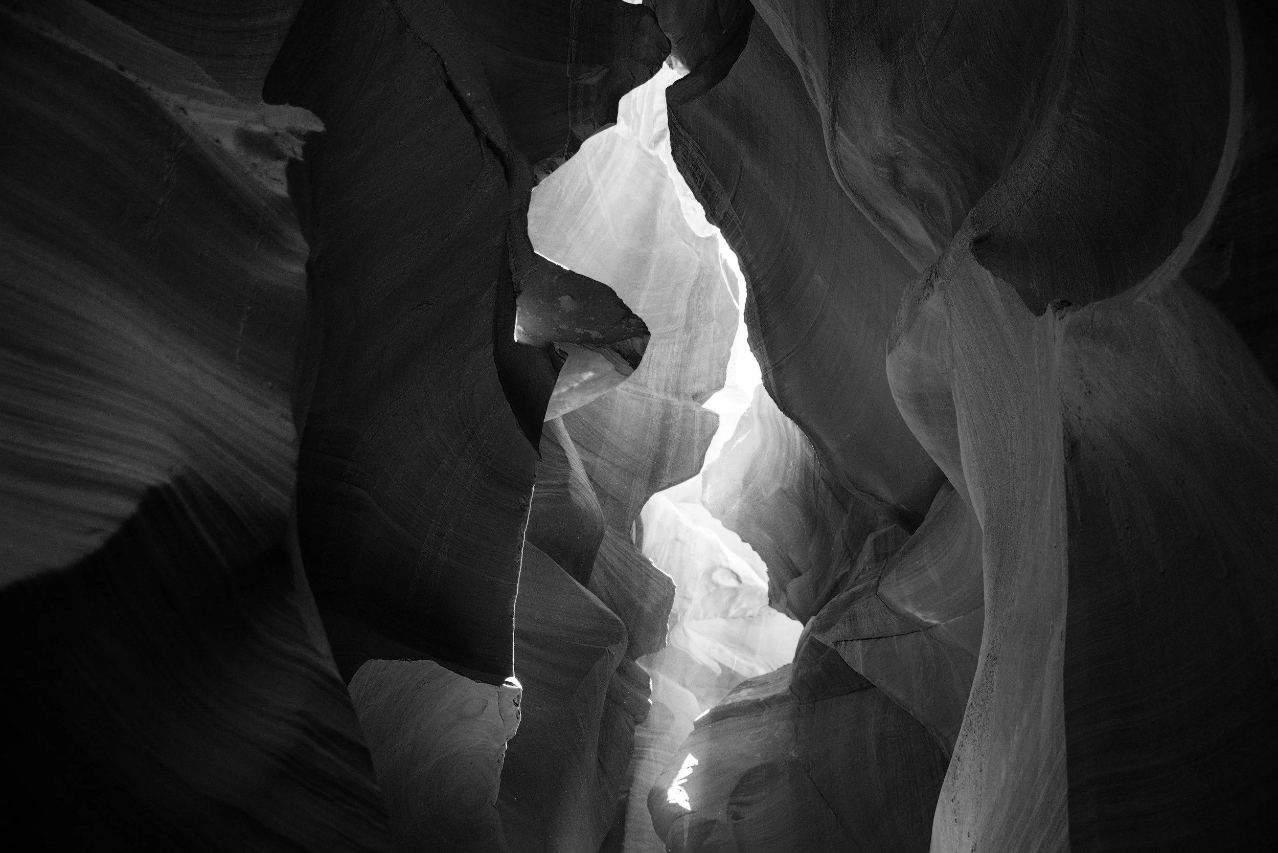 a slot canyon