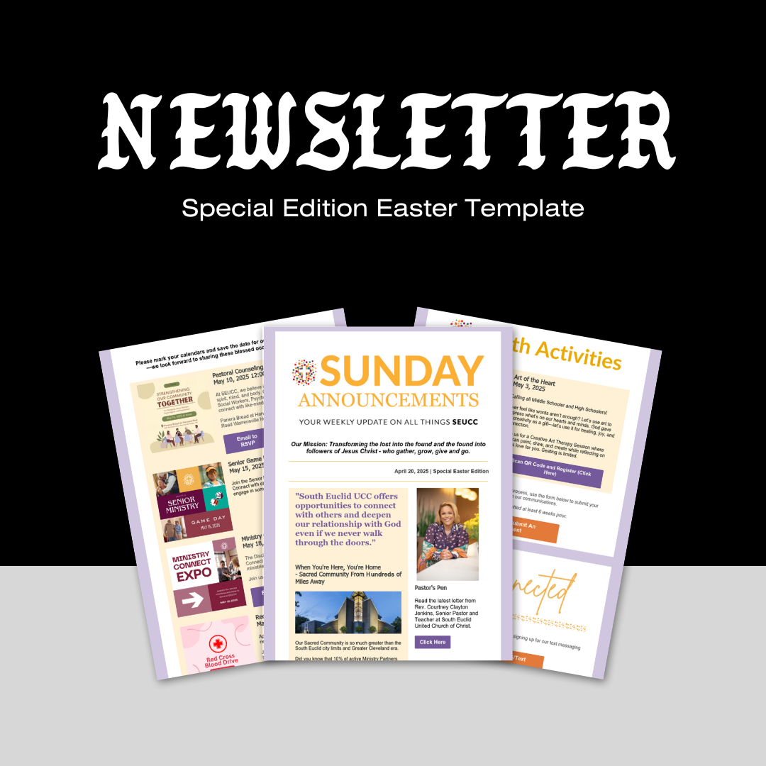 newsletter mock-up