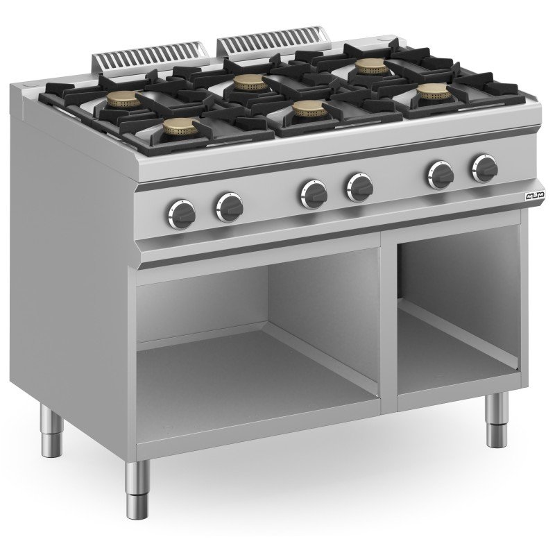 Cocina profesional gas mueble incorporado