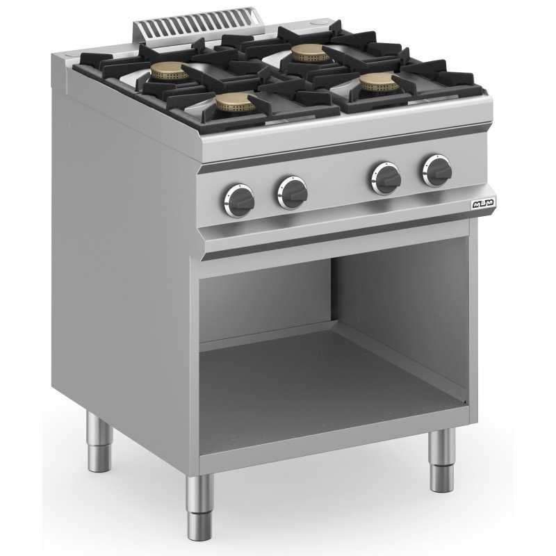 Cocina profesional gas mueble incorporado