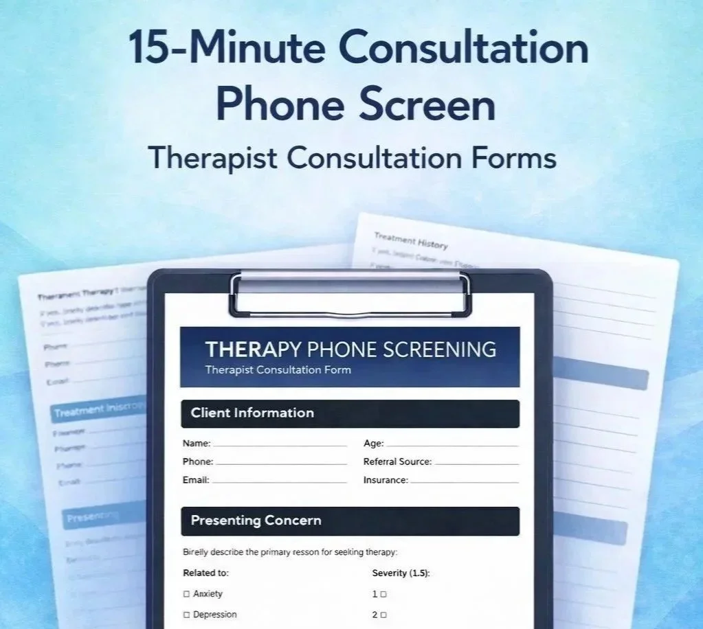 Therapist Consultation Phone Screen