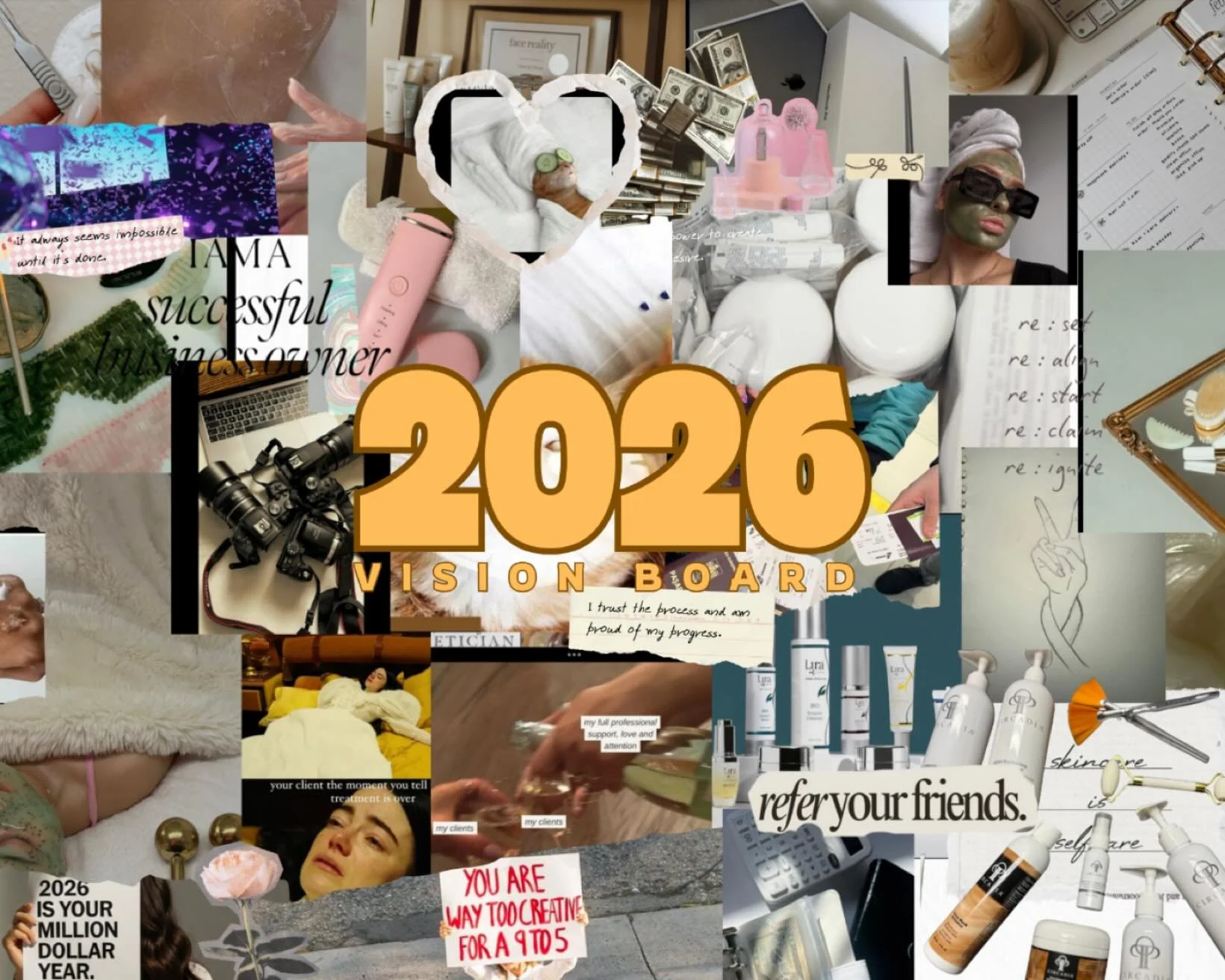 2025 changed me in ways I didn&rsquo;t see coming.

I started a business, learned a lot (some things I wish I learned the easy way instead of the hard way), &amp; felt more supported than I ever imagined.

Sharing my 2026 vision board for future Kati