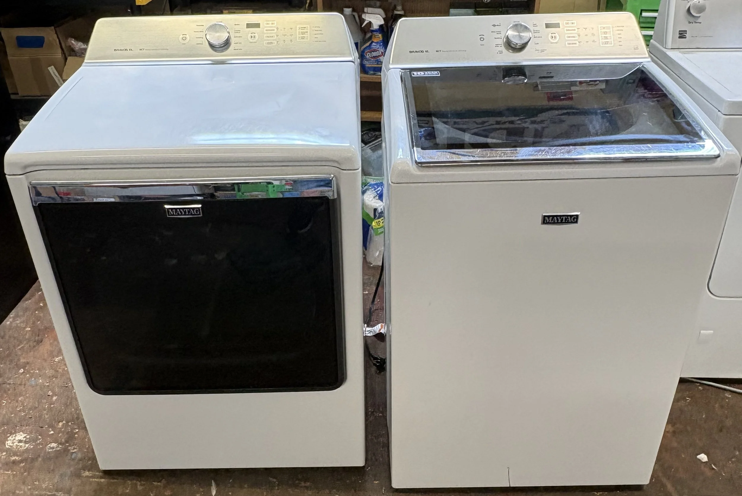 Maytag Top Load Washer & Electric Dryer Set #1207-1208