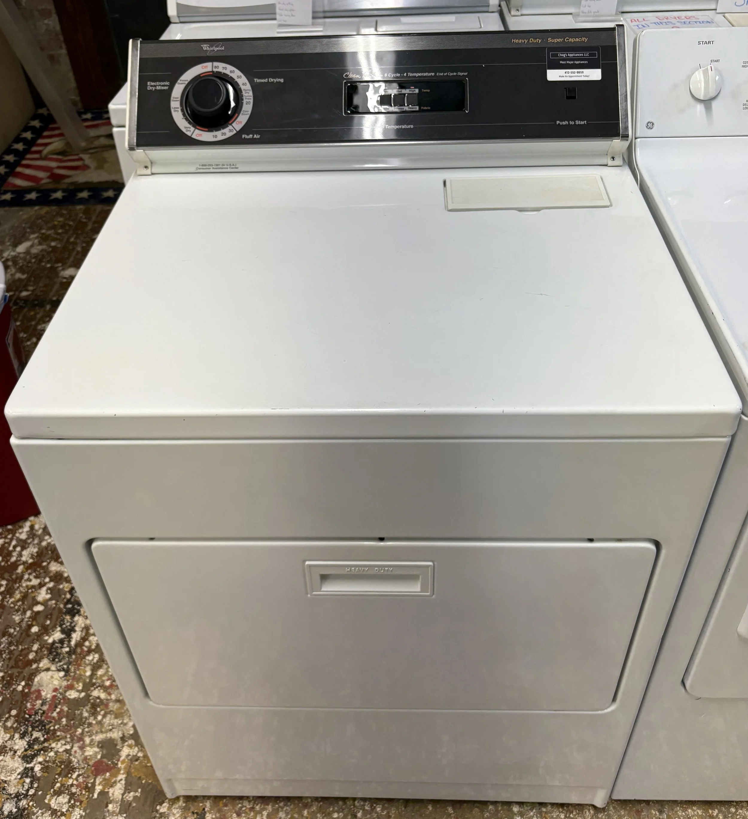Whirlpool Electric Dryer #1214