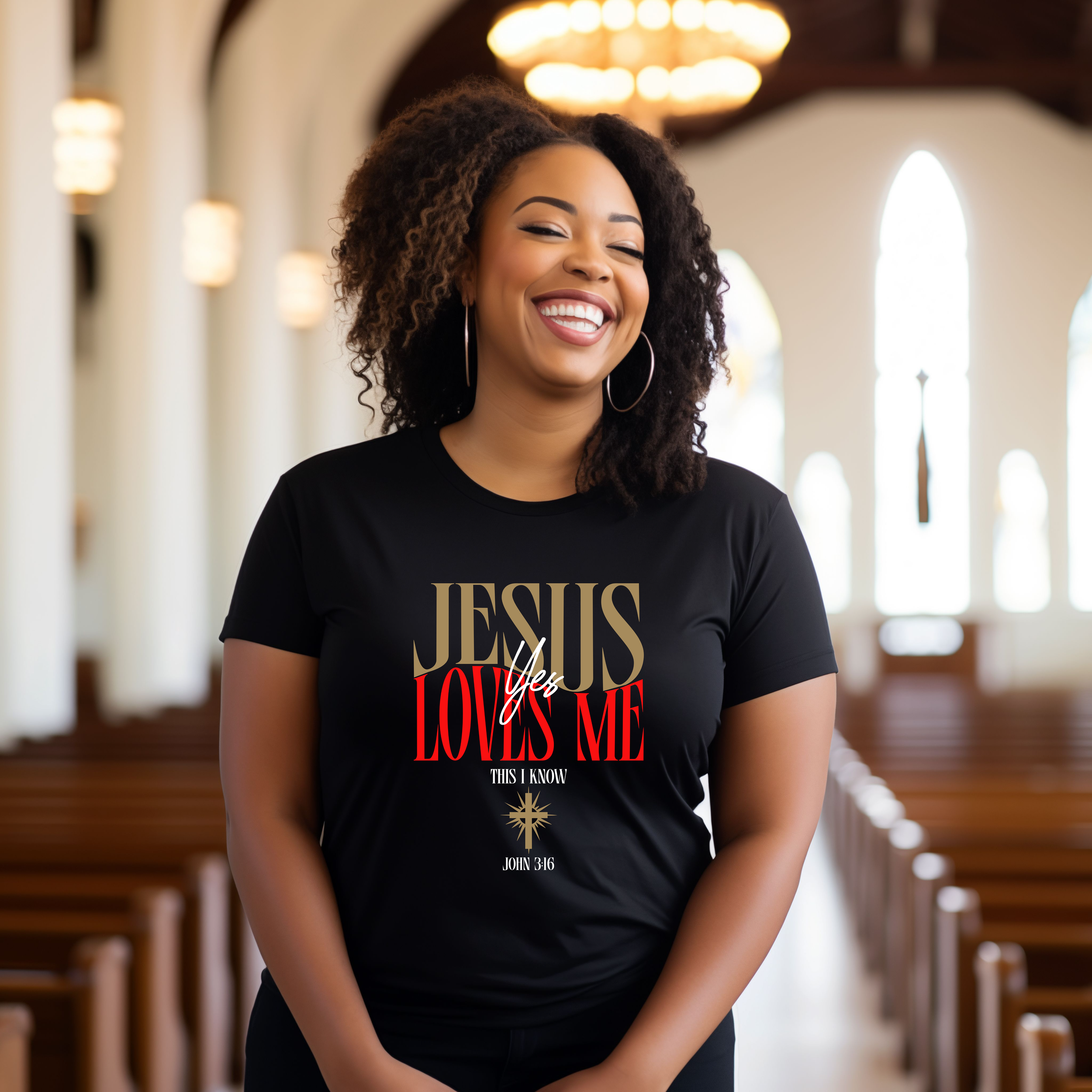 Yes Jesus Loves Me Scripture T-shirt John 3:16