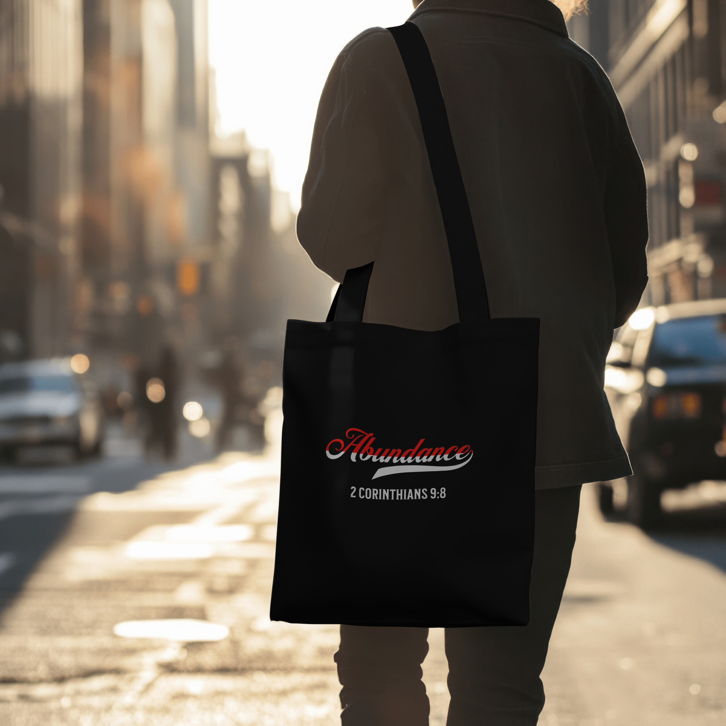 Abundance  - Mockup (16).png Abundance Scripture Bag God is Good All the Time Yes Jesus Loves Me Hoodie Sweatshirt Christian Worship Collection