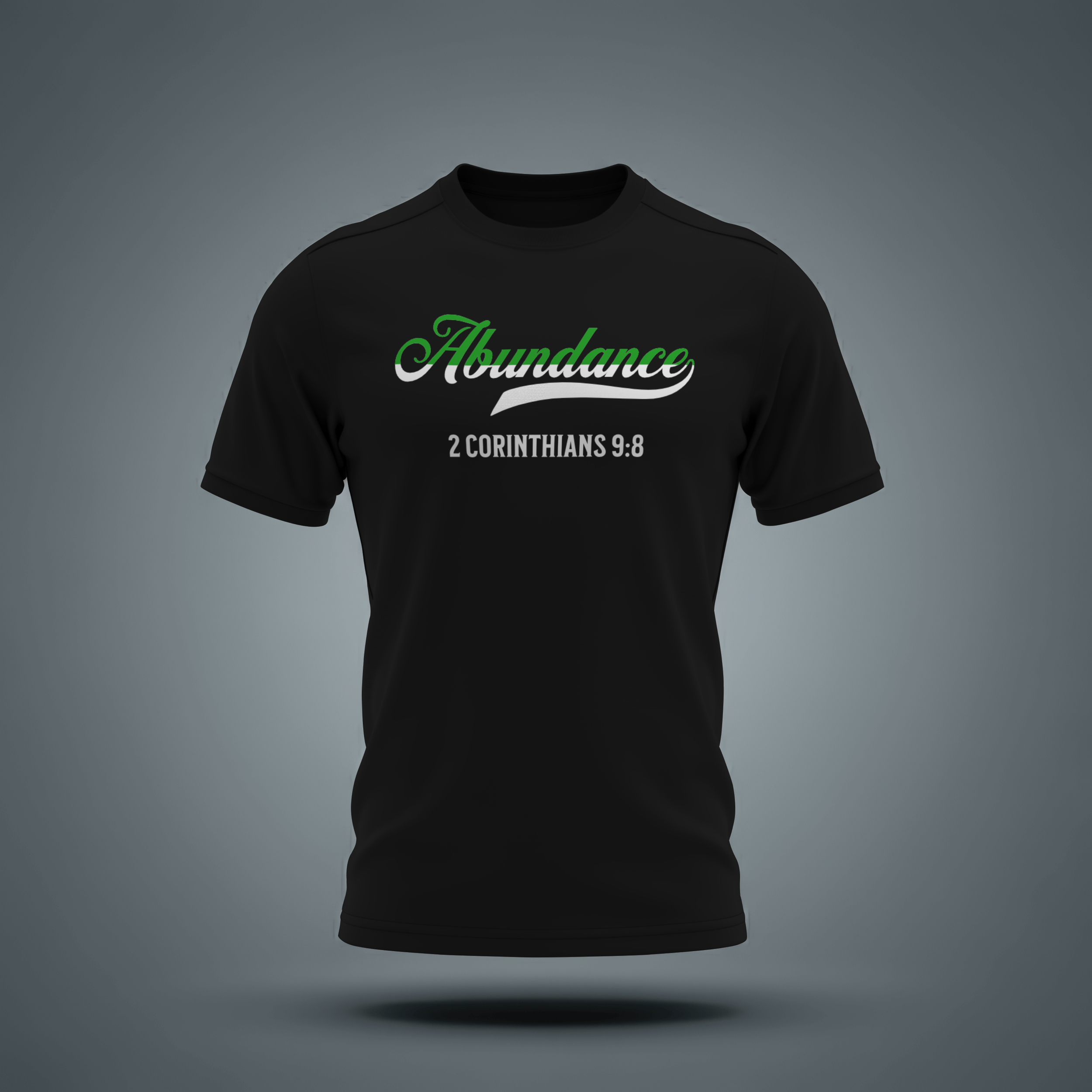 Abundance Short Sleeve Scripture T-Shirt (Pre-Order)