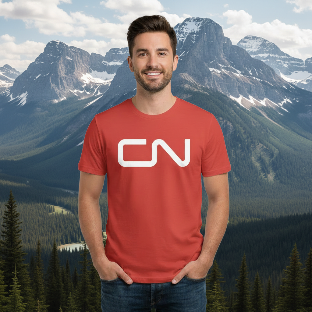 Canadian National Railway Railroad T-shirt