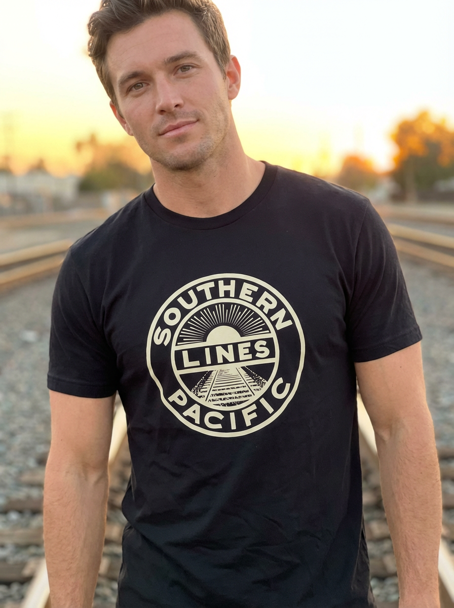 Southern Pacific Lines Circle Logo T-shirt