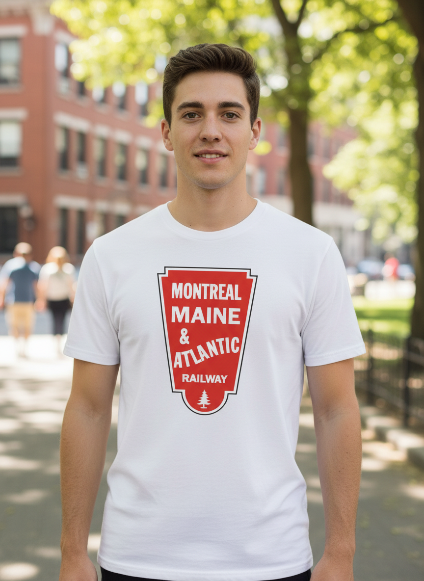 Montreal Maine & Atlantic Railway Railroad T-shirt