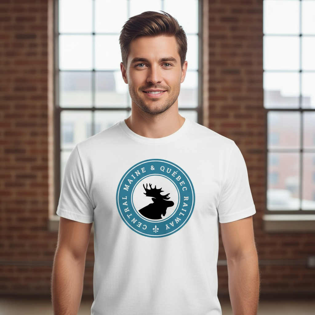 Central Maine & Quebec Railway Railroad T-shirt