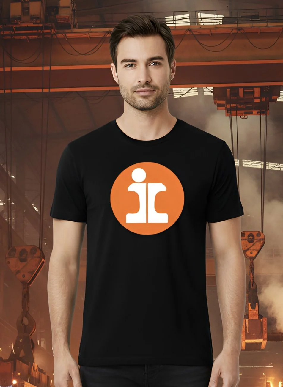 Illinois Central Orange Logo Railroad T-shirt