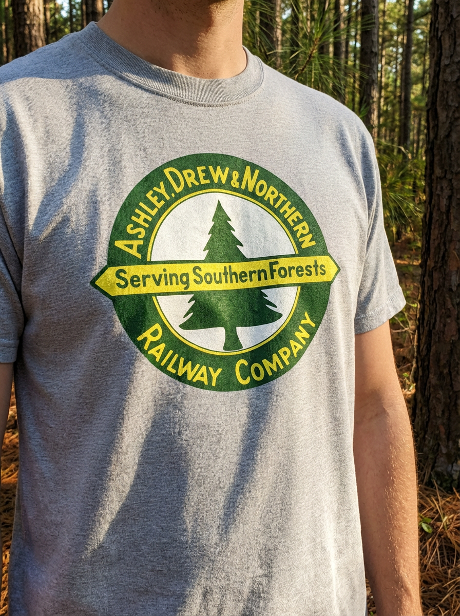 Ashley Drew & Northern Railway Railroad T-shirt