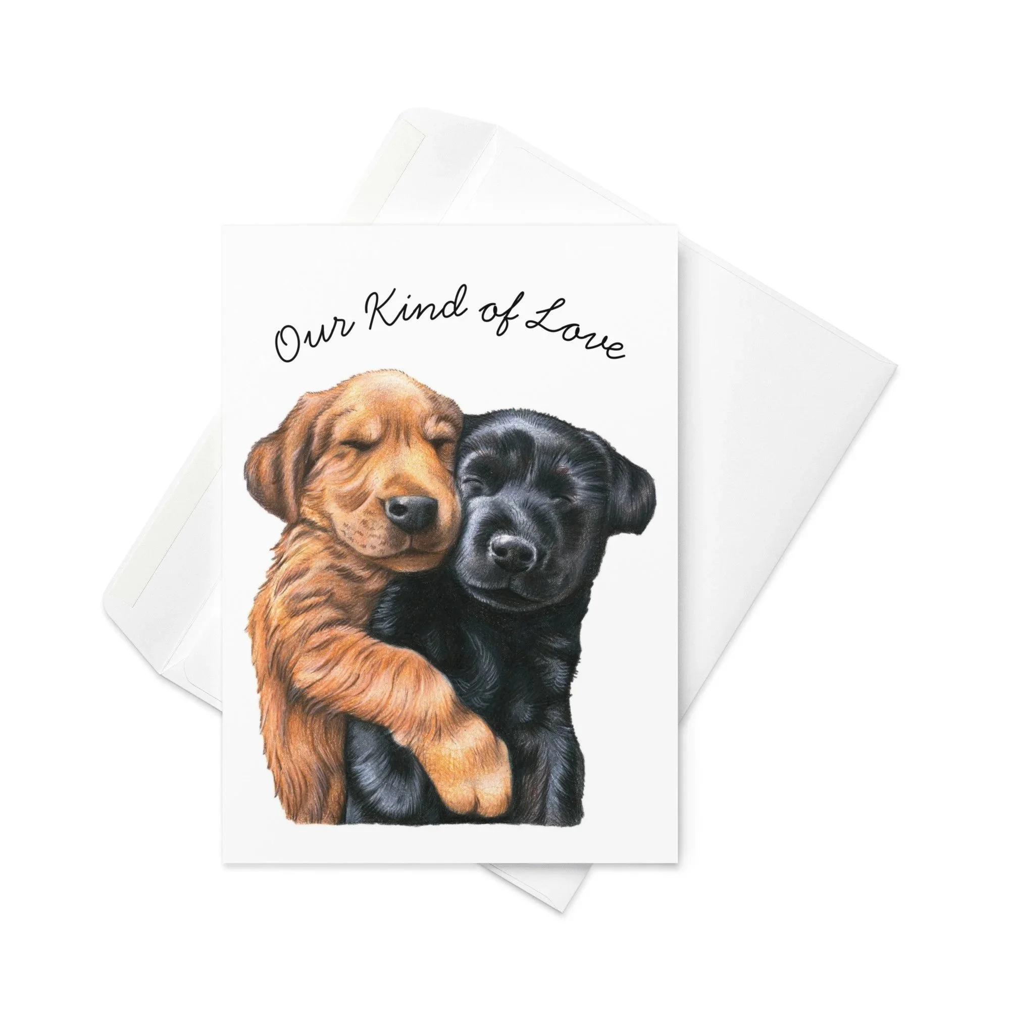"Puppy Love" Valentine's Card
