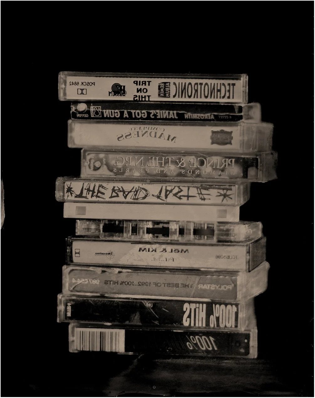 Mix Tape, 2024. Tintype.