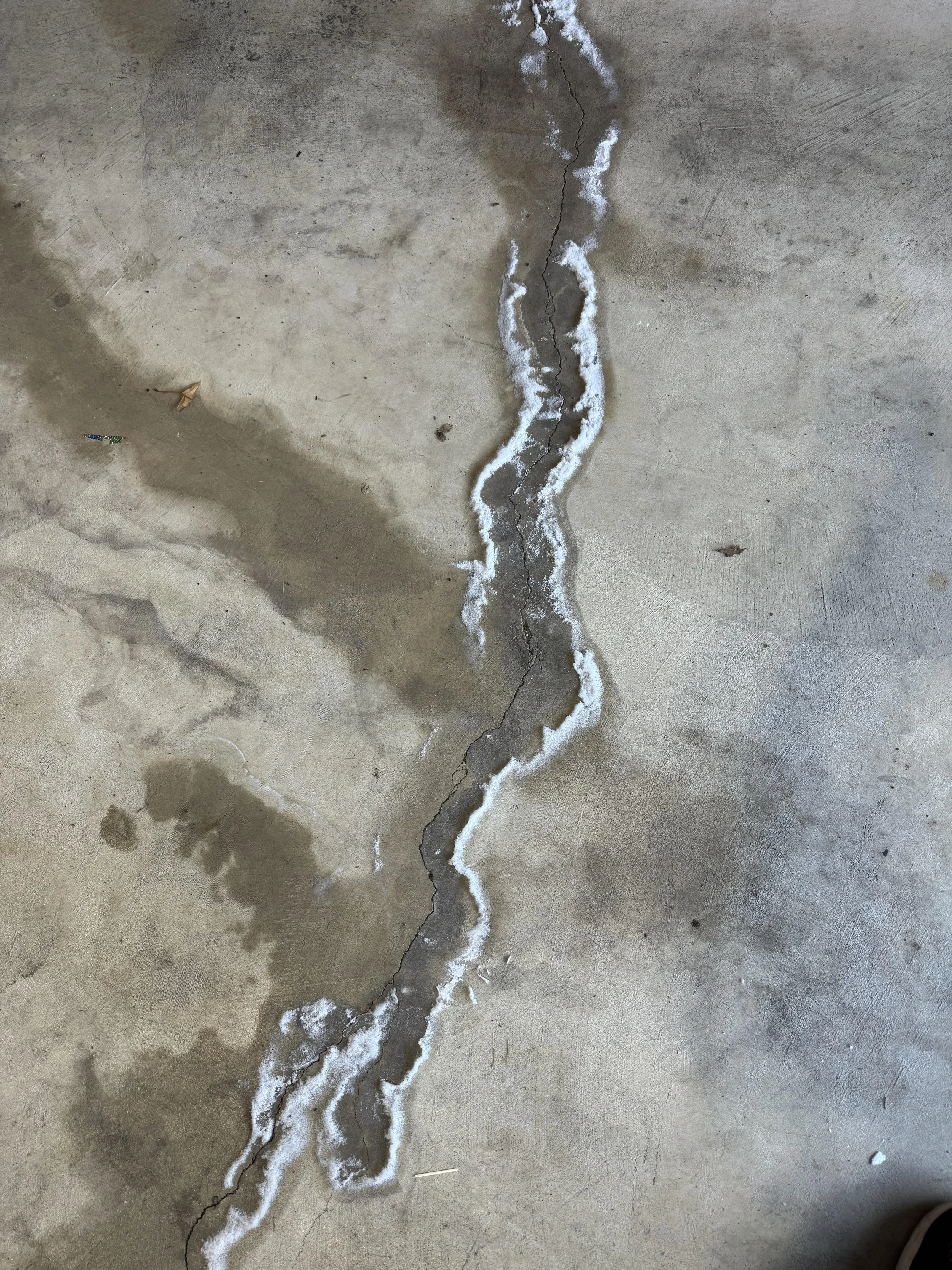 Why is water coming up through my concrete floor?