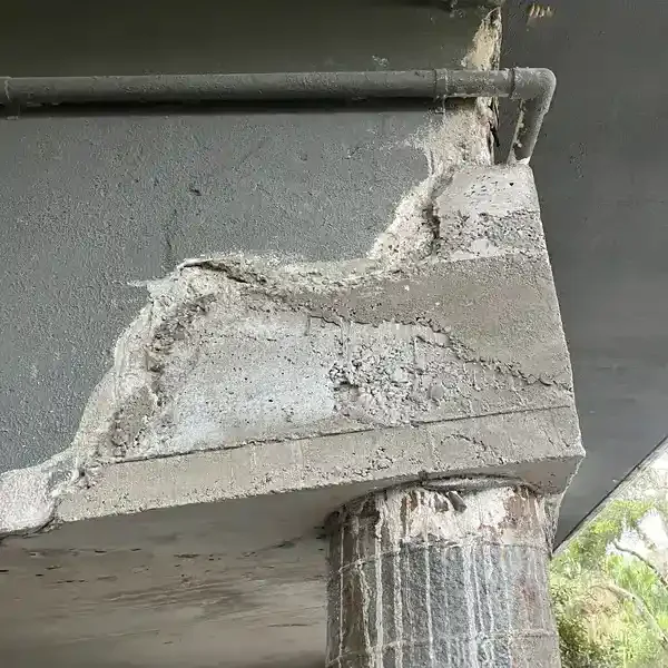 Concrete Spalling Repair – External Swimming Pool, Newport