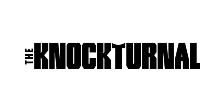 The text 'The Knockturnal' in bold black letters on a white background.
