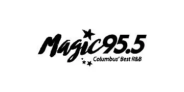 Logo for Magic 95.5, Columbus's Best R&B radio station