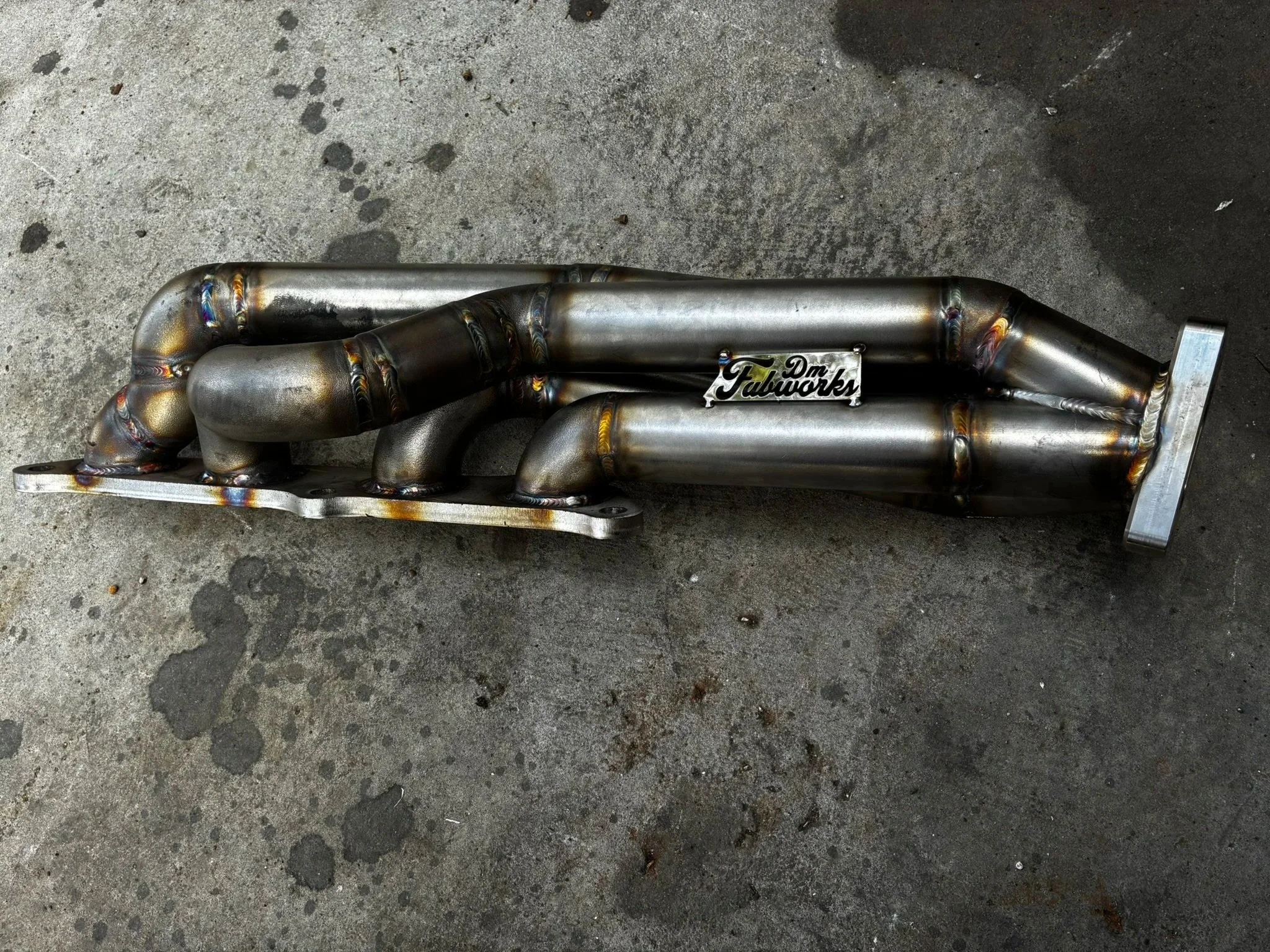 Custom made Turbo Manifold for 2ZZ Toyota Corolla sportivo 
