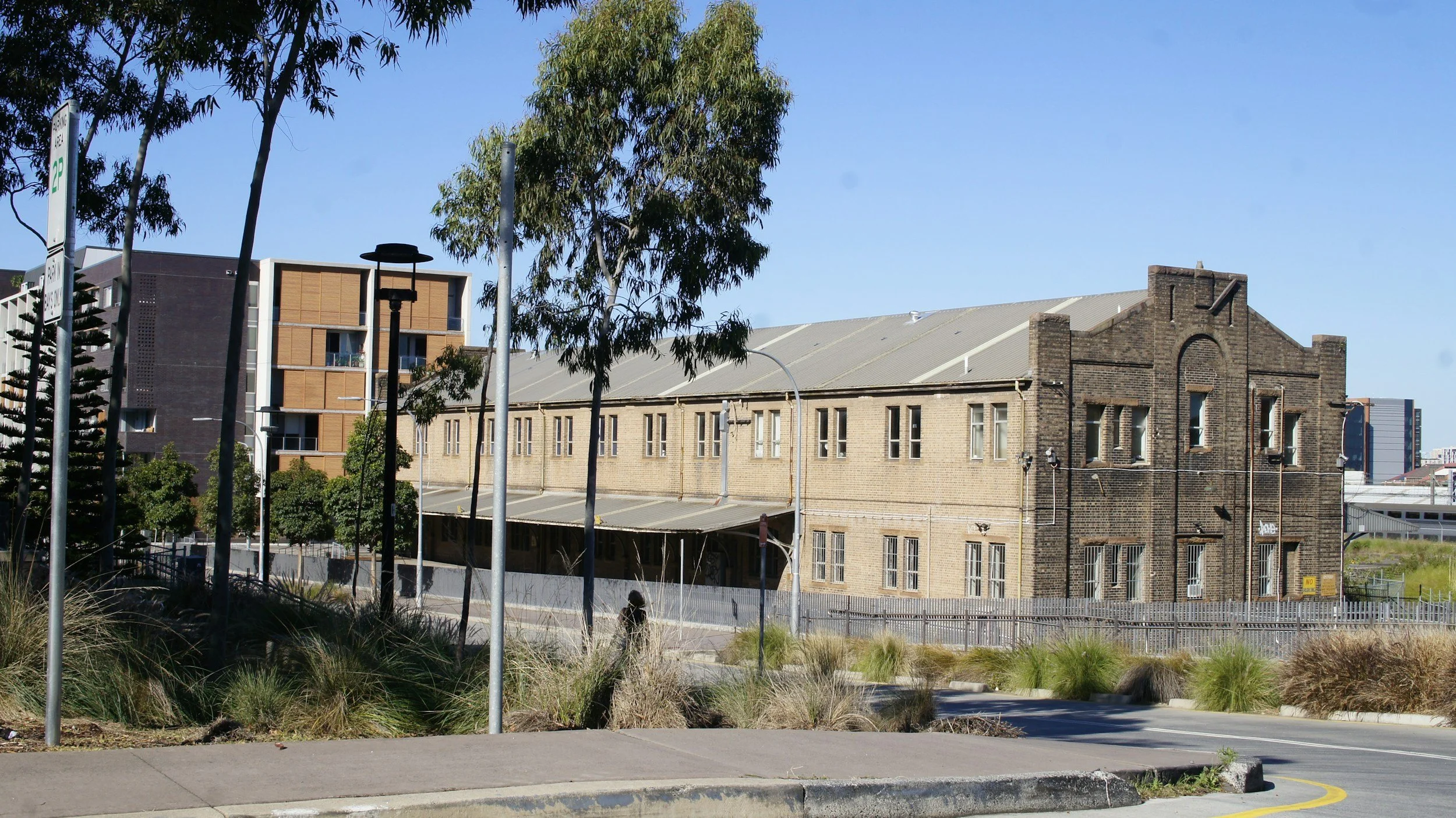 A photo of eveleigh industrial area right near redfern station in the inner suburbs of sydney
