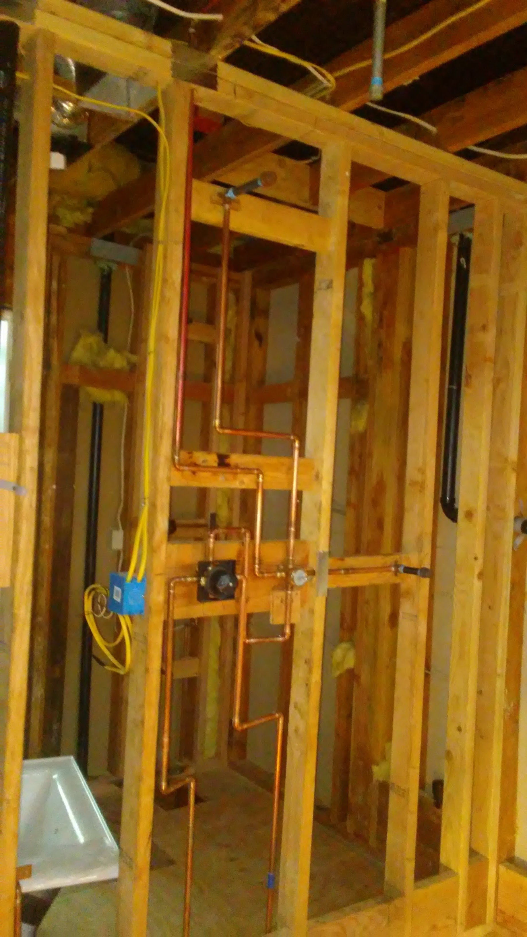 rough plumbing shower valve