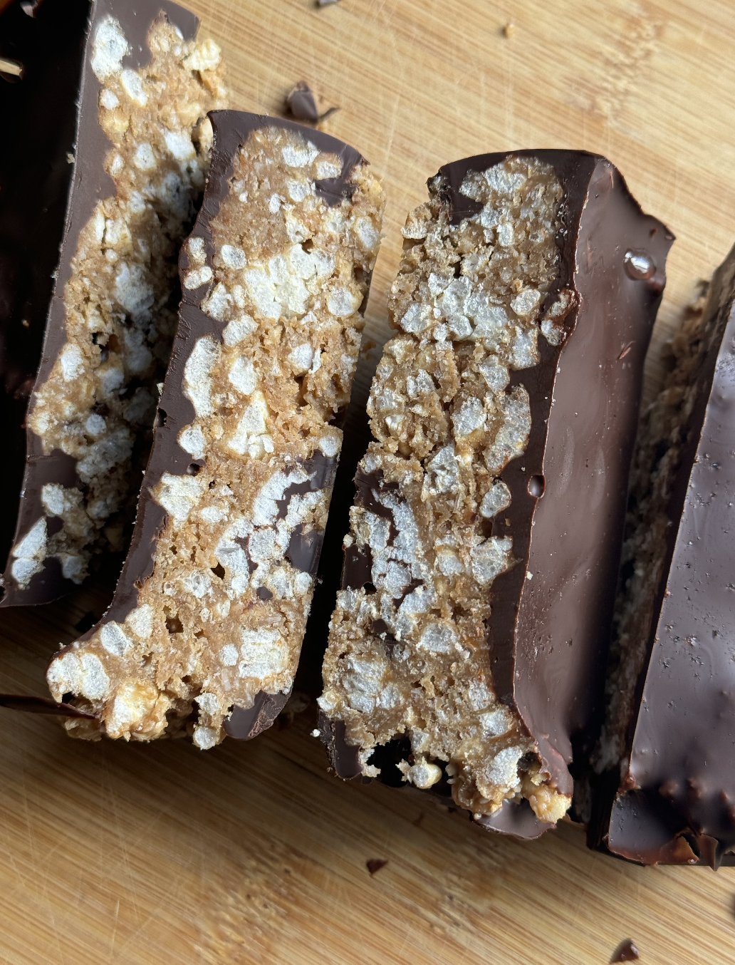 Nutty Chocolate crackle slice