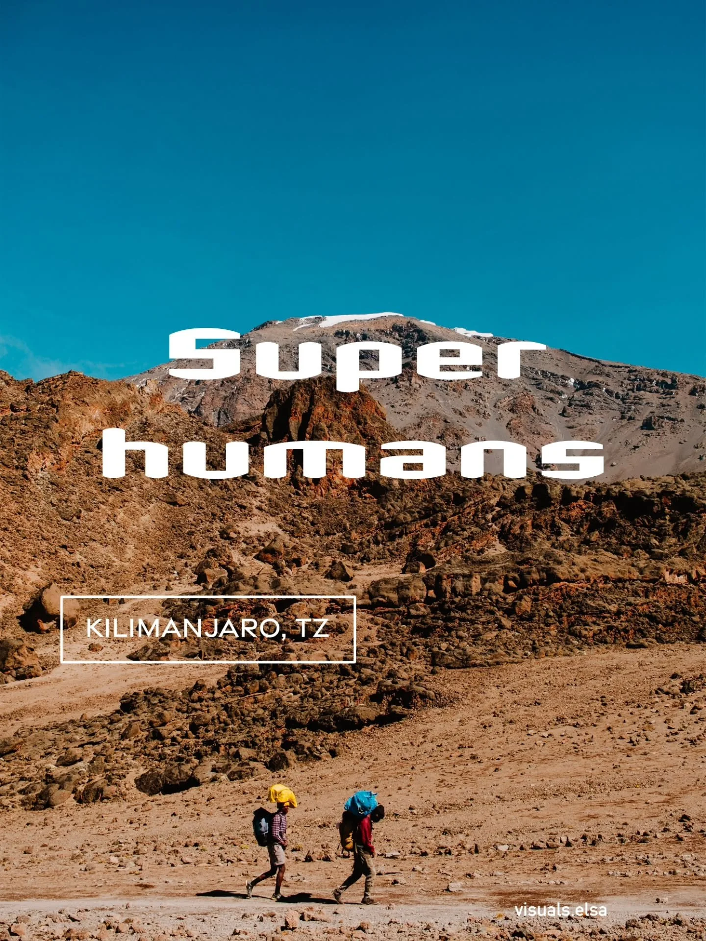 The ones who make it possible 🗻

The men who are guides, cooks and porters at the same time. The men who put on their back and head the kilos you can't carry, who pass you by with a smile and set up the camp before you arrive. Who give you advice an