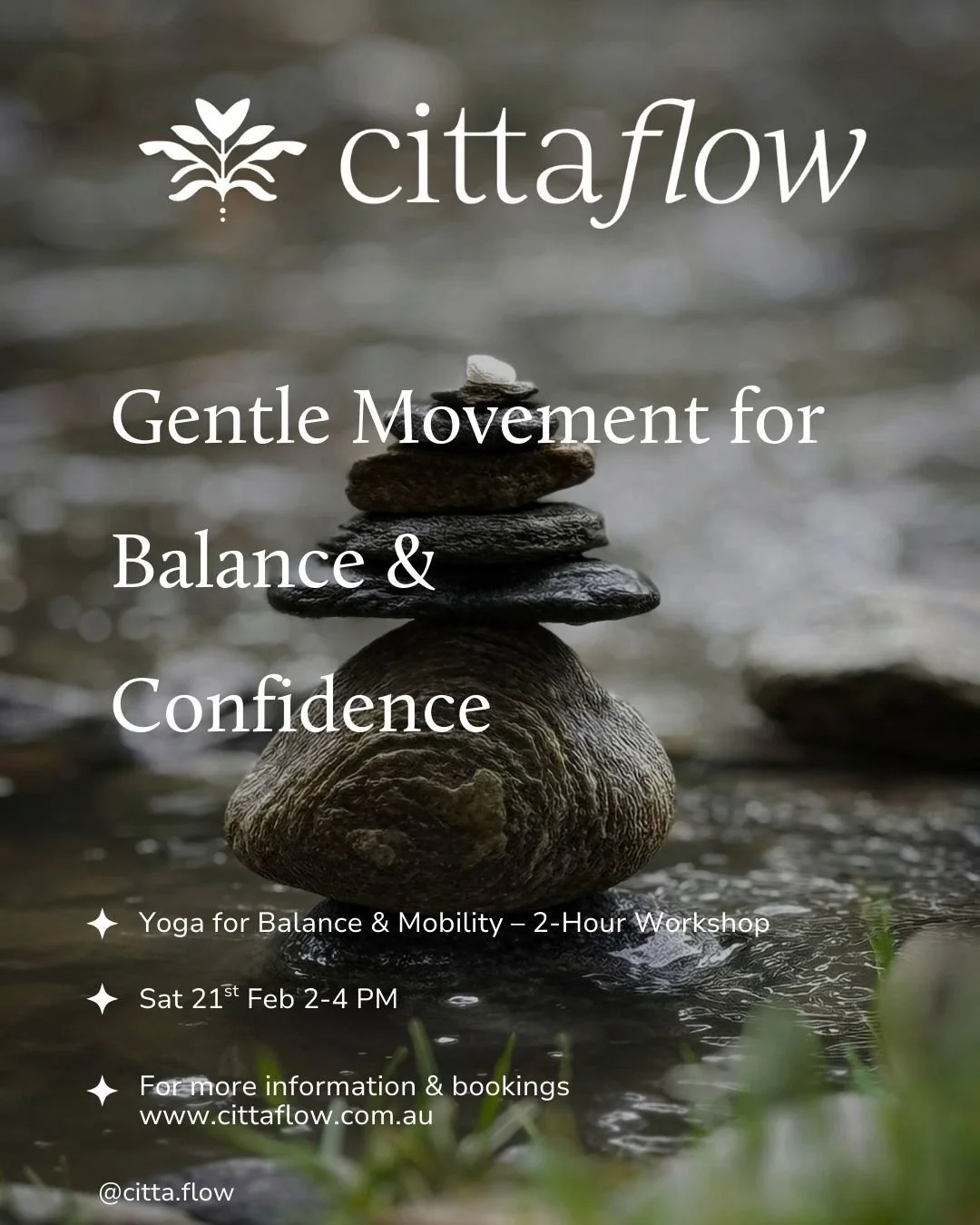 If you&rsquo;ve noticed your balance isn&rsquo;t quite what it used to be, or everyday movements feel a little stiffer or less steady, this workshop is designed to support you.

This gentle, supportive workshop is created especially for seniors who w