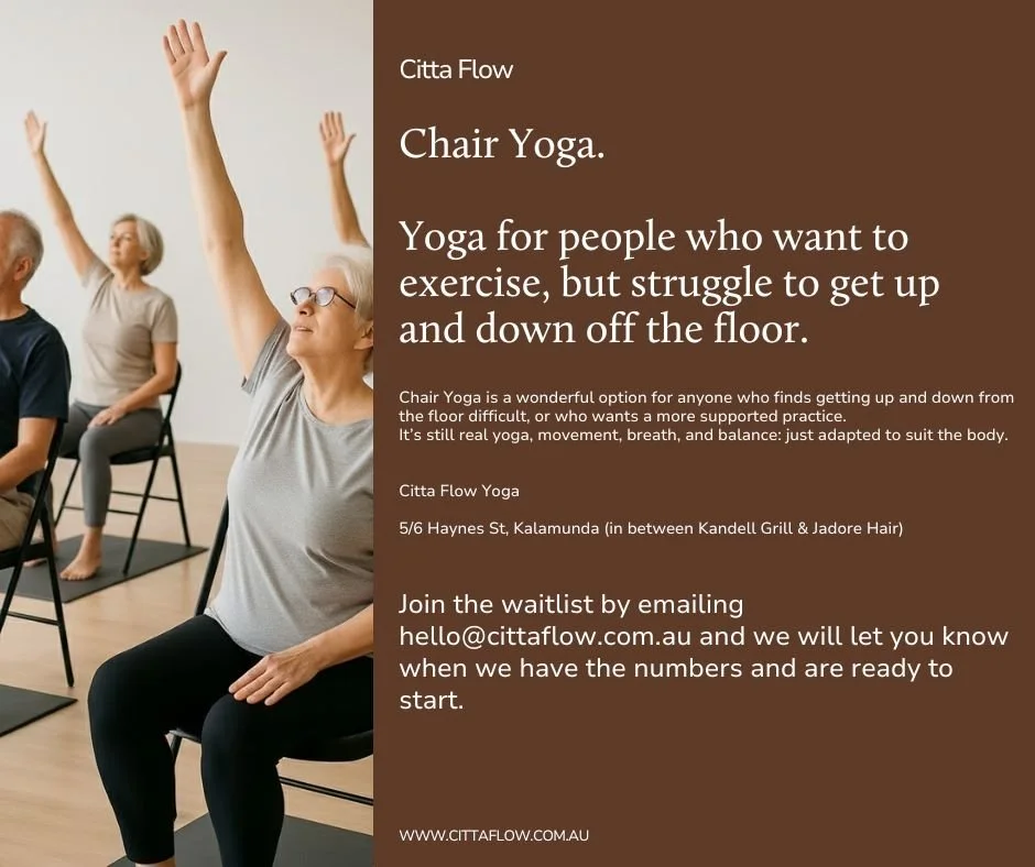 #chairyoga
#chairyogaclass
#chairyogaforbeginners
#chairyogaforseniors
#gentleyoga
#accessibleyoga
#yogaforallbodies #kalamunda
#perthhills
#perthyoga
#kalamundayoga
#perthsmallbusiness