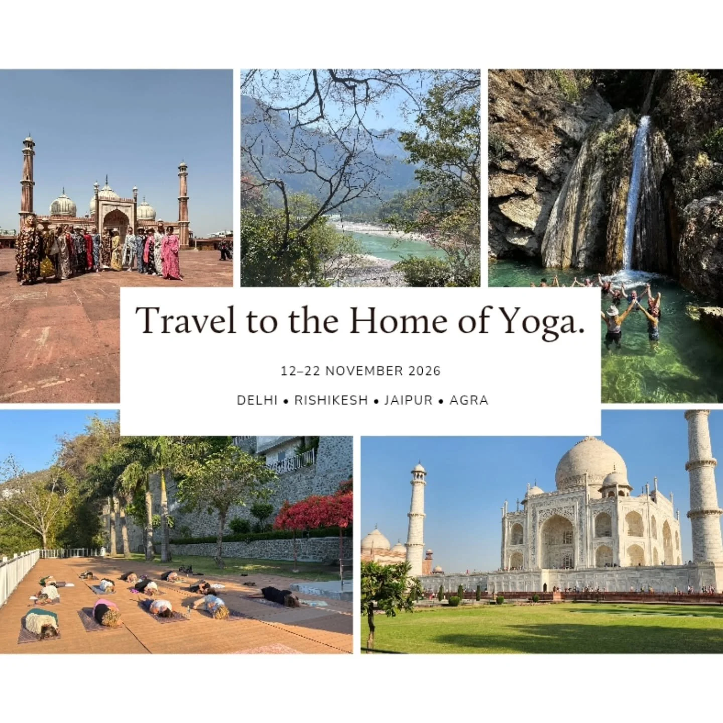 Explore Northern India this coming November 🔗 Register interest via our website. DM for details.

 #yogatour #yogaretreat #retreat #indiayoga #indiaretreat rishikesh