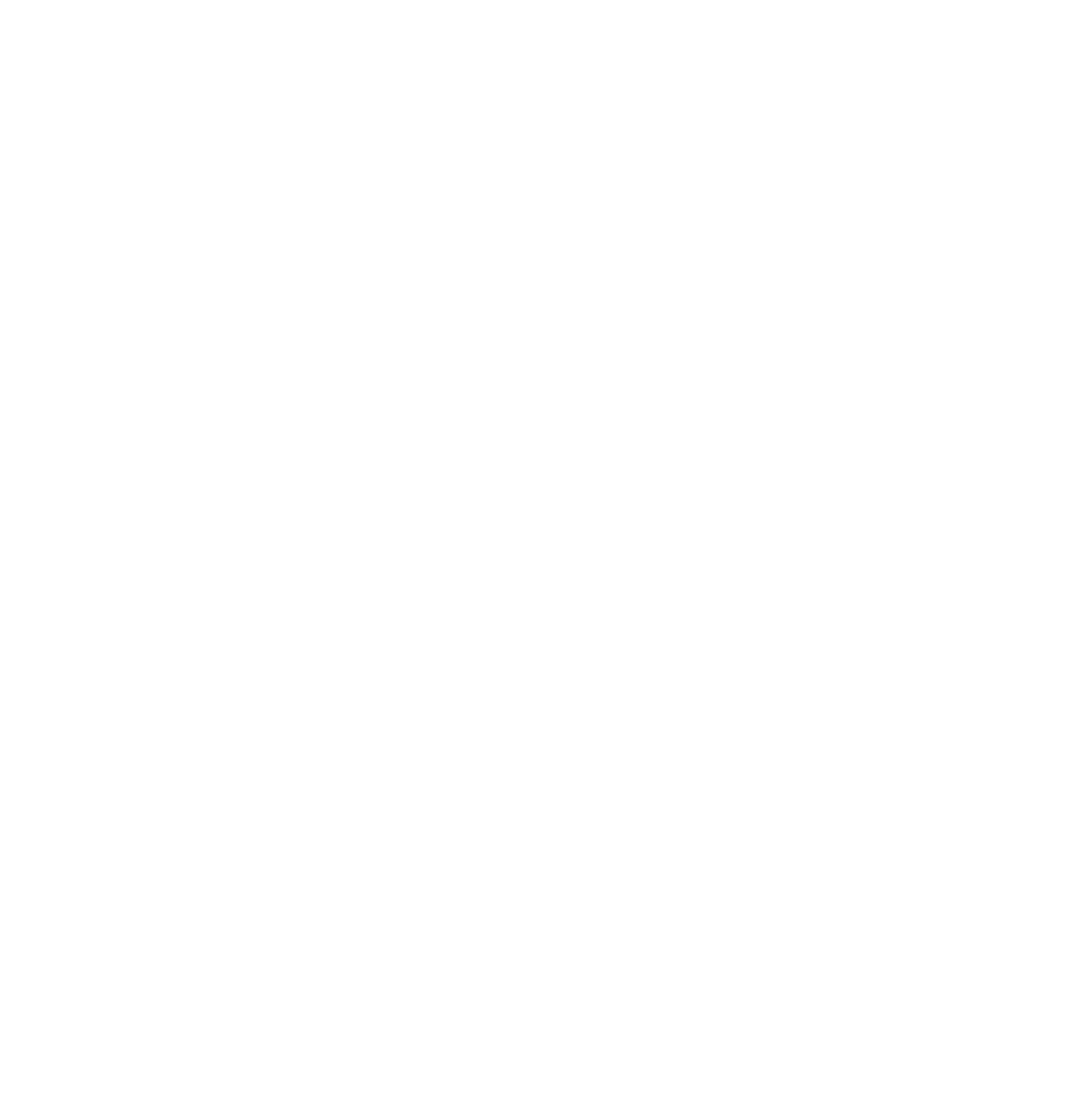 Line art of ten people in a circle with their hands together in the center.