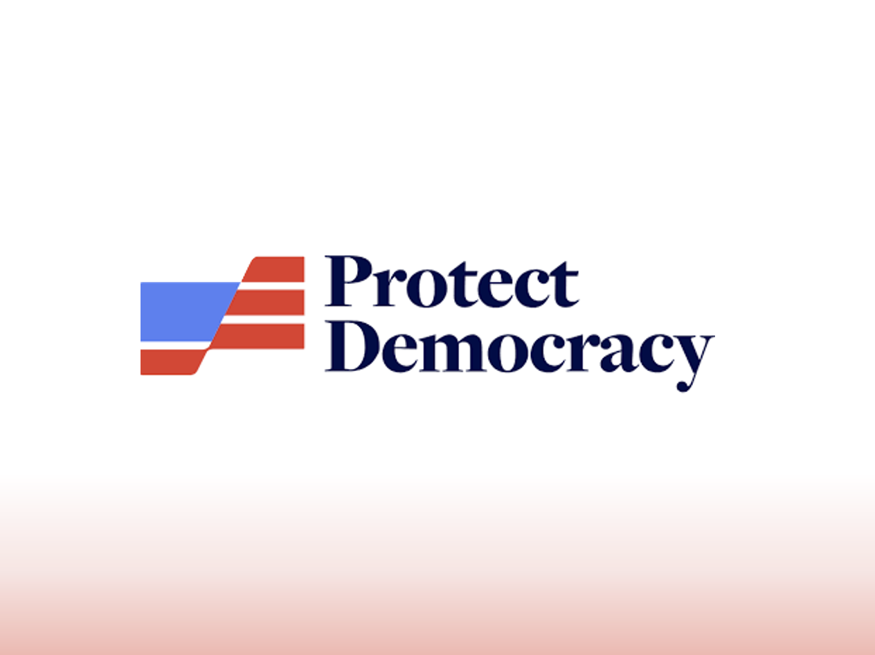 Protect Democracy is a cross-ideological, anti-authoritarianism organization that uses litigation, advocacy, research, and technology to defend elections, the rule of law, and fact-based debate while building a stronger democracy for future generatio