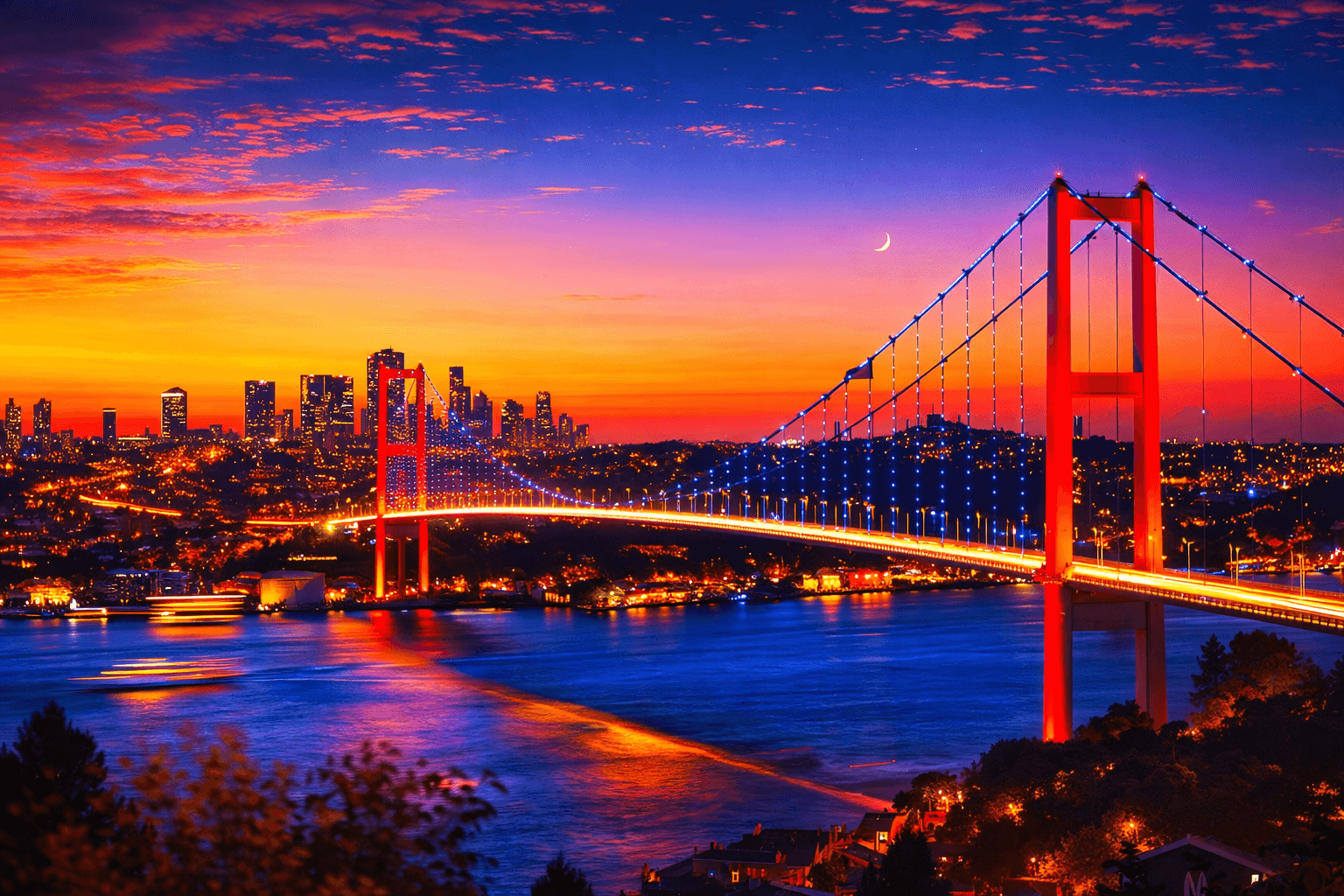 Istanbul Bosphorus view