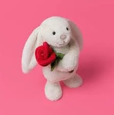 5 x Jellycat rose bunny