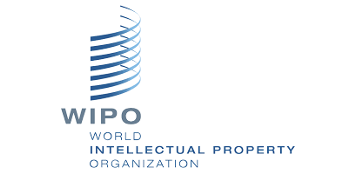 WIPO logo with a stylized spiral and text 'WIPO World Intellectual Property Organization'
