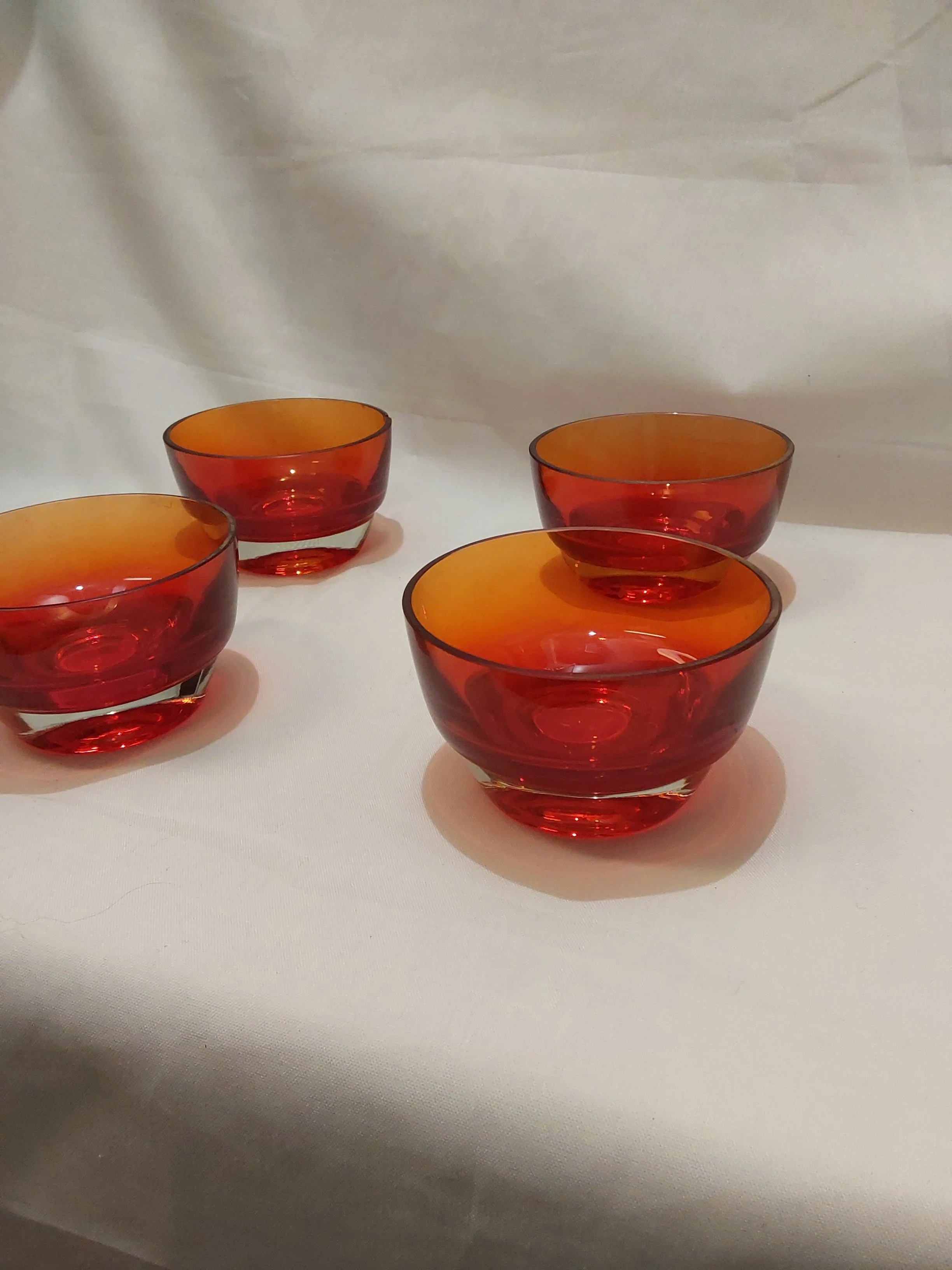 Riihimäen lasi - Jälkiruokakulho setti 4 kpl