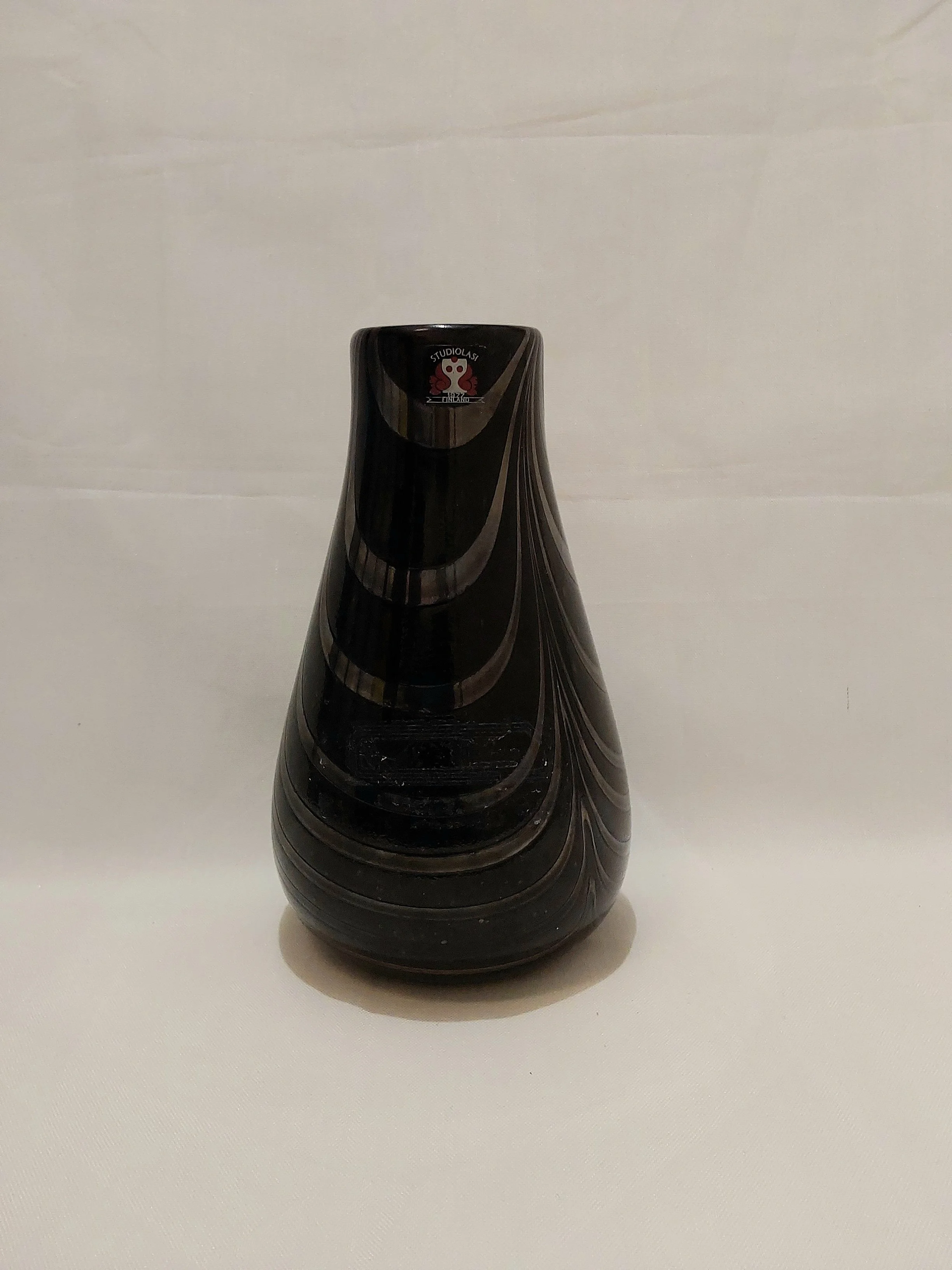 Studiolasi Oy maljakko 1987 Finland