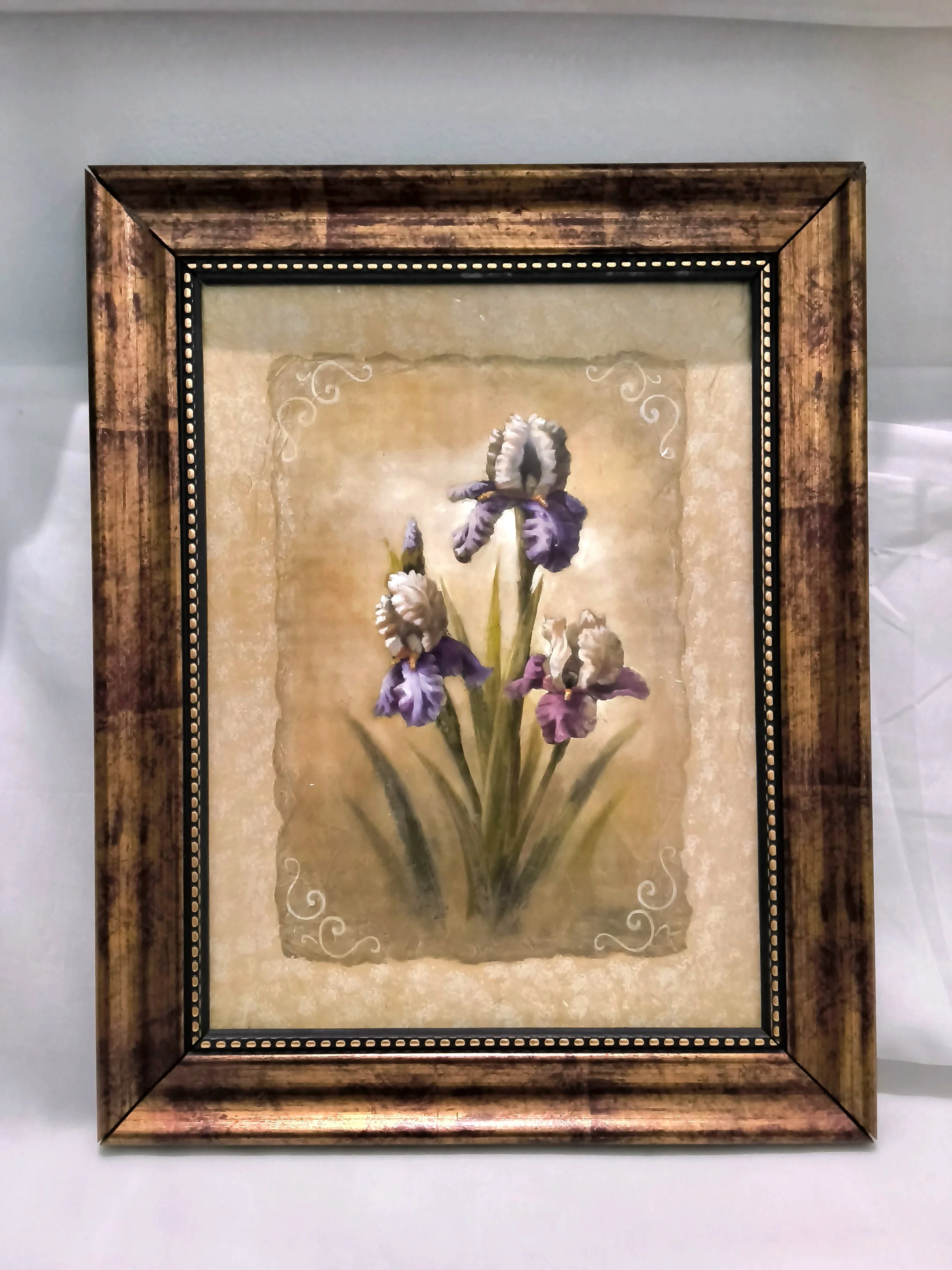 Vivian Flasch "Iris Scroll" taulu