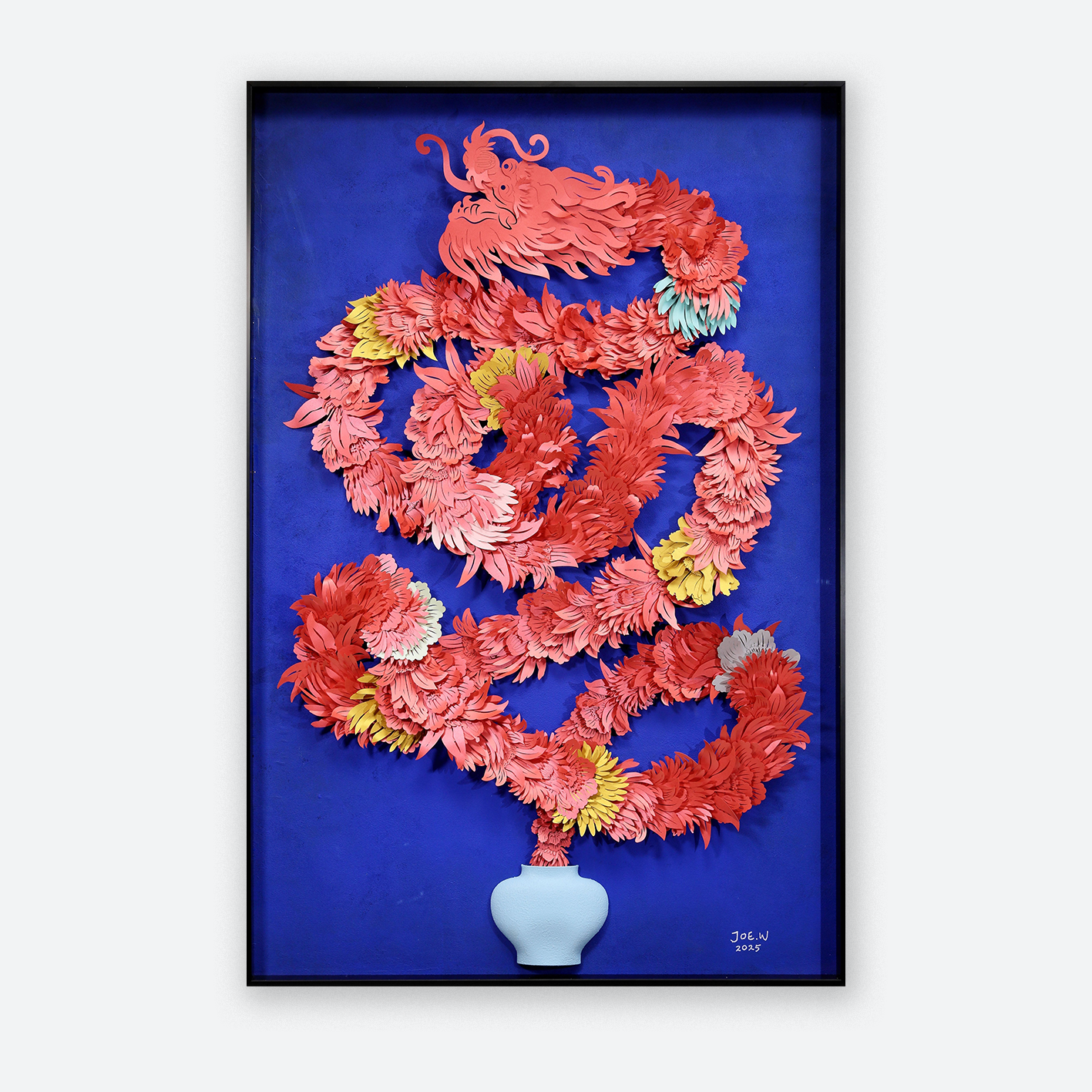 Dragon Blooming Vase I・