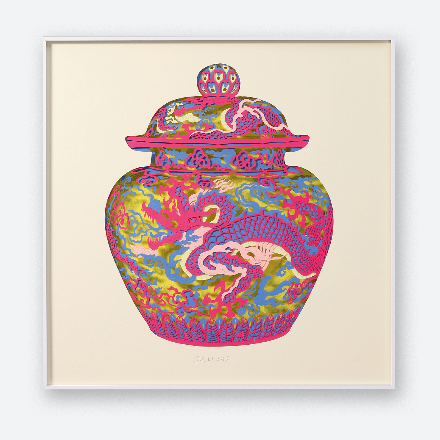 Imperial Dragon Jar (Beige) ·