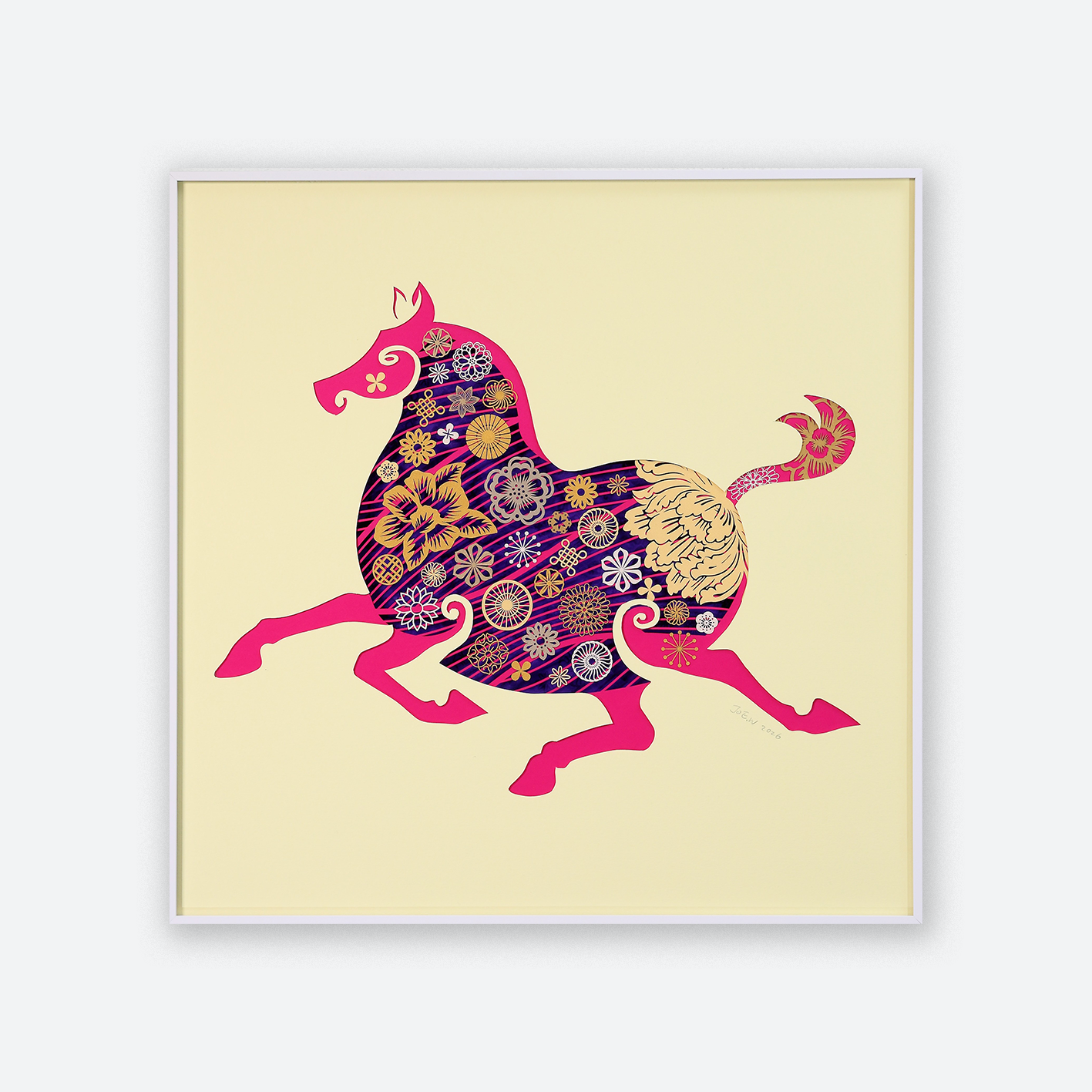 Flower Horse (Yellow)