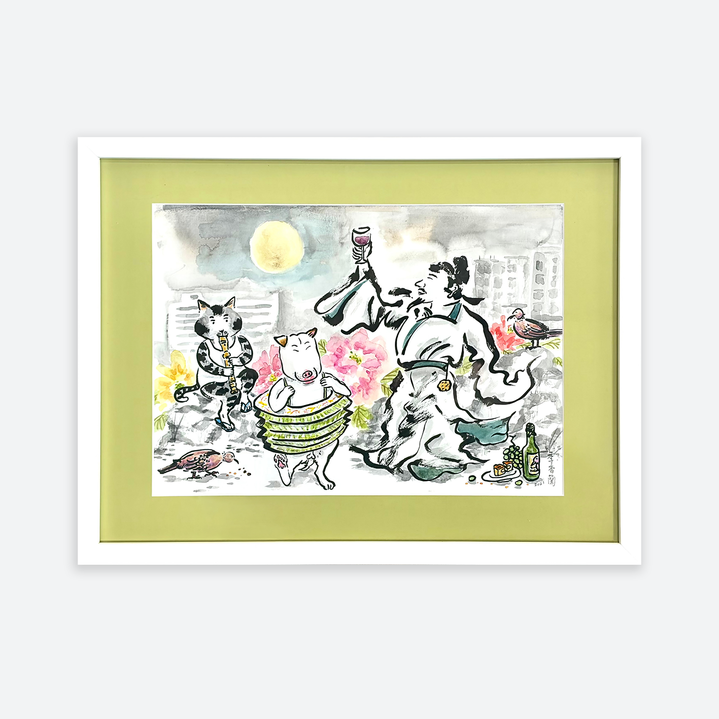 Have a glass of wine with poet Li Bai