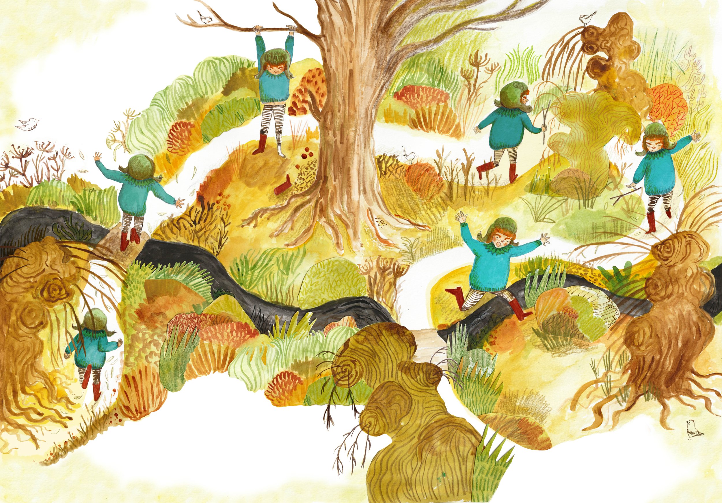 Double page spread