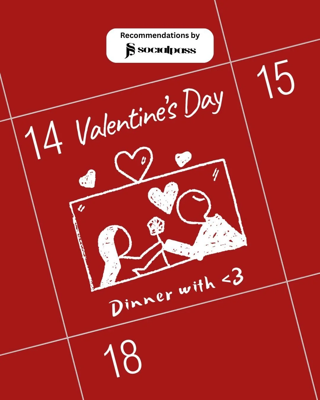 Double the love, half the bill!
Valentine&rsquo;s date night, but make it smarter 😉
Dine at one of these spots and get 2 for 1 💘