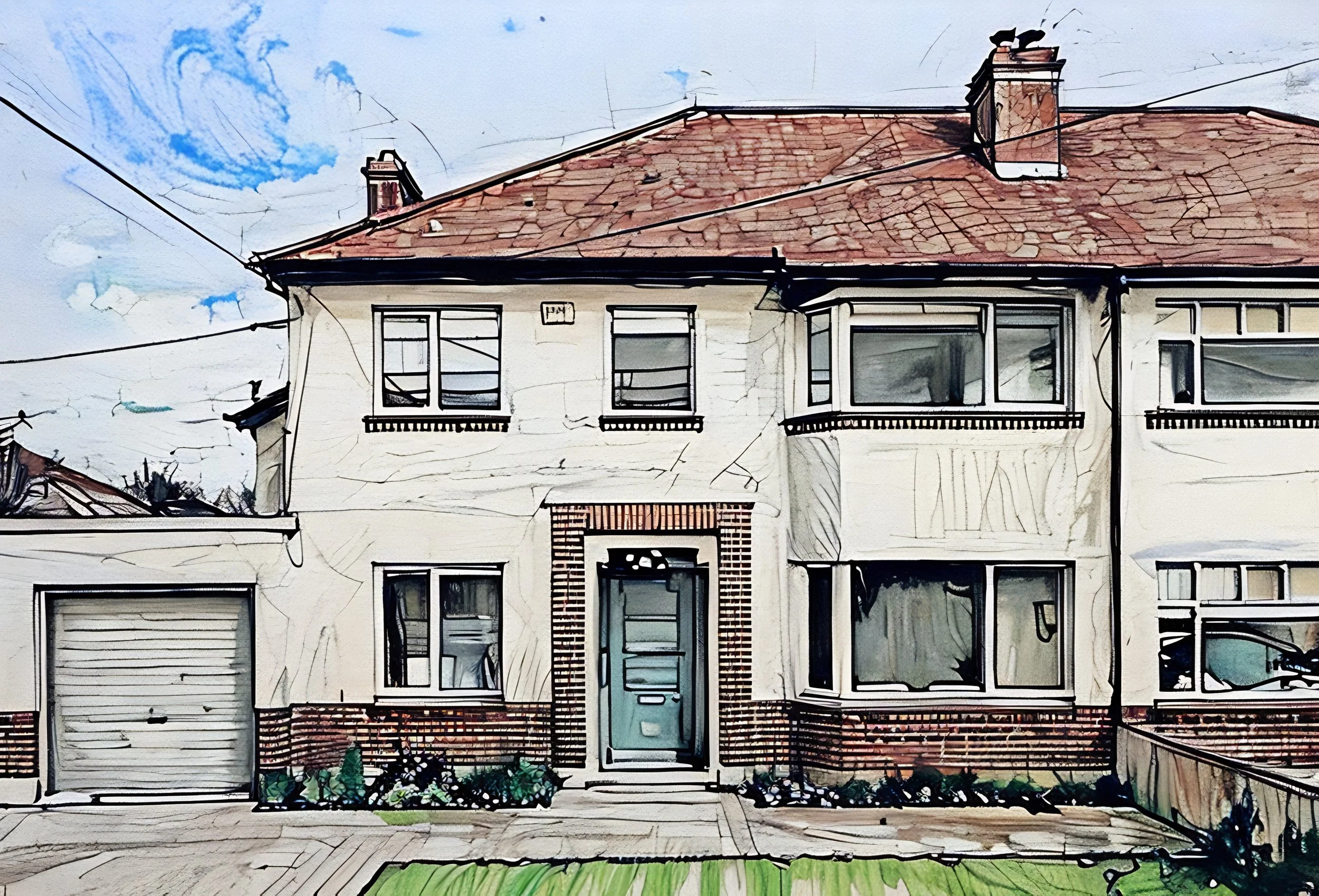An image of front of house