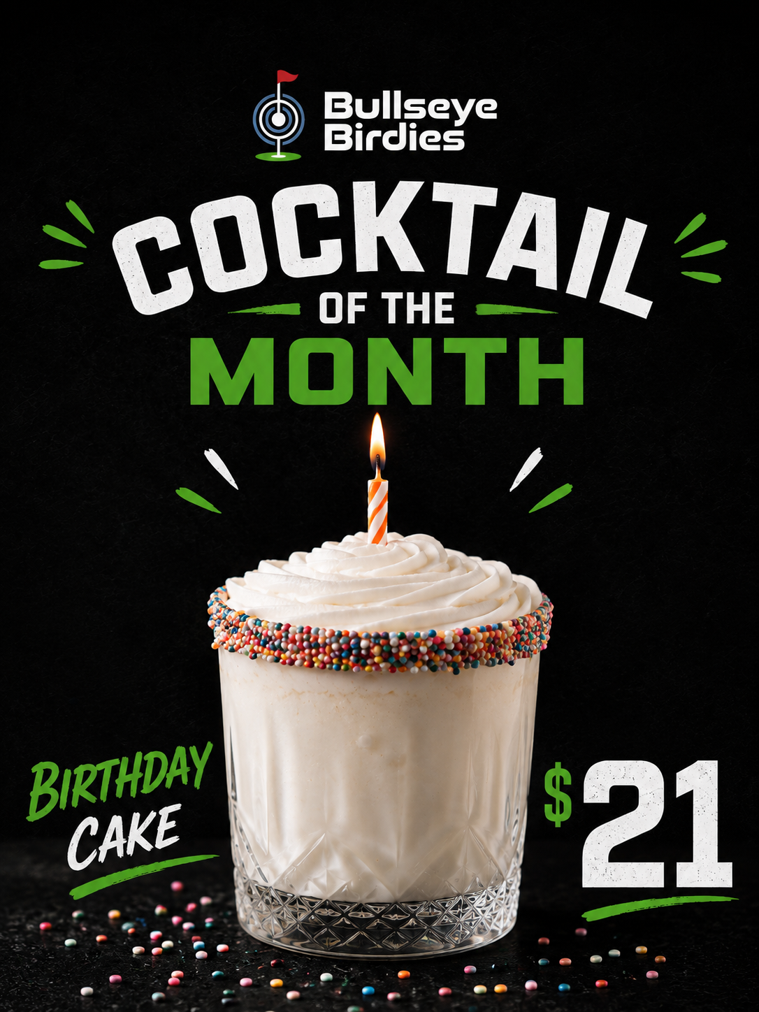 Cocktail Of The Month - Birthday Cake
