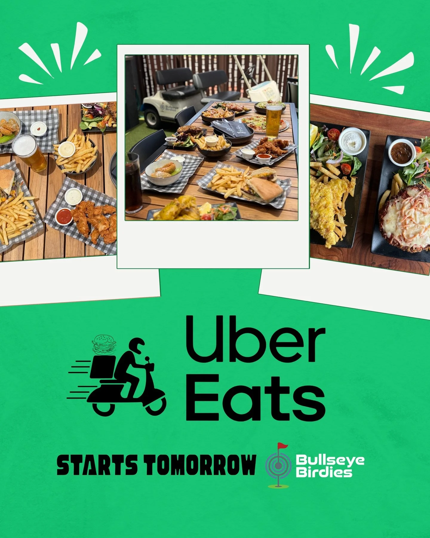 🍕🚙 𝗨𝗕𝗘𝗥 𝗘𝗔𝗧𝗦 🚙🍕

We are excited to announce that @bullseyebirdies will be available on Uber Eats 𝗧𝗢𝗠𝗢𝗥𝗥𝗢𝗪 - Wednesday, December 10th

Download the app today so you don&rsquo;t miss out 🙌

#bullseyebirdies #ubereats #geraldton #sp